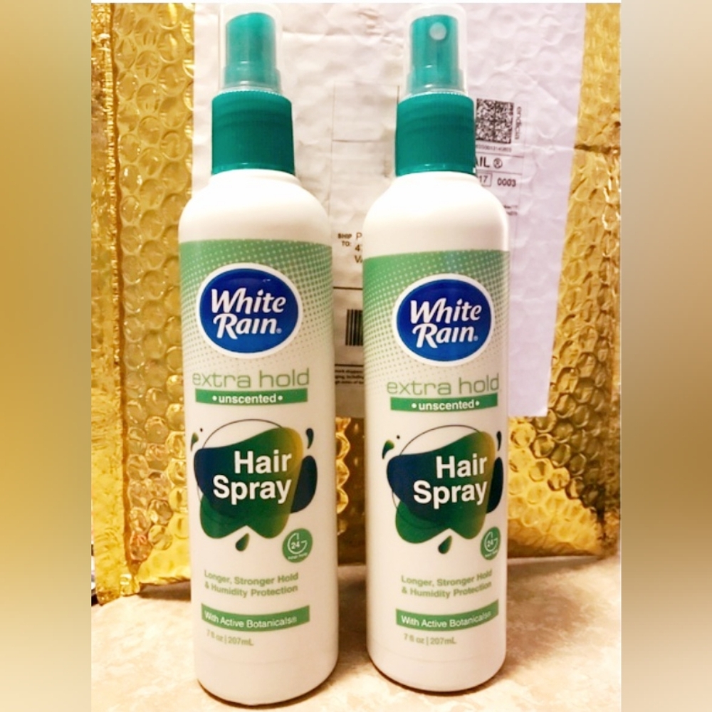 White Rain Advanced Formula Extra Hold Hair Spray 7oz(Pack of 2)Buy 2 get 1 free